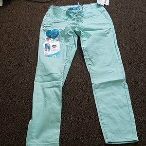 light blue crops